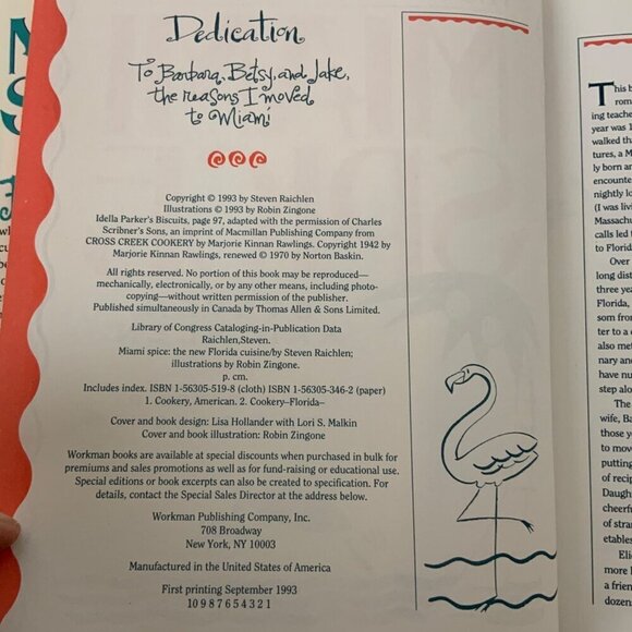 Miami Spice Cookbook By Steven Raichlen New Florida Cuisine Hardcover 1993 - Picture 4 of 14